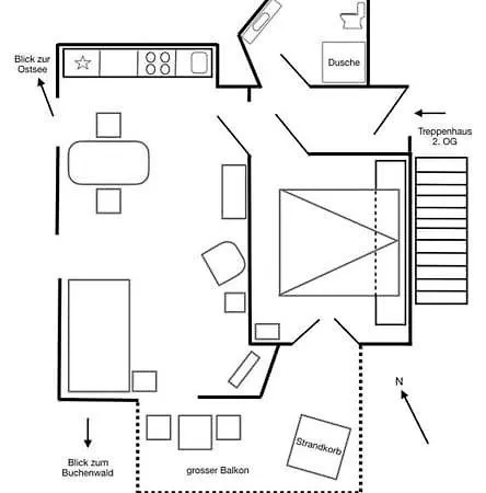 Apartment Frieda - Whg Le Desir *